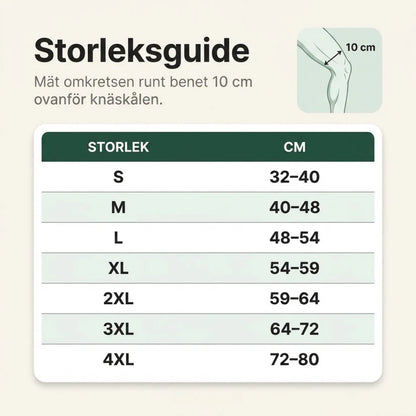 Relivio Knästöd - Naturlig smärtlindring för värkande knän